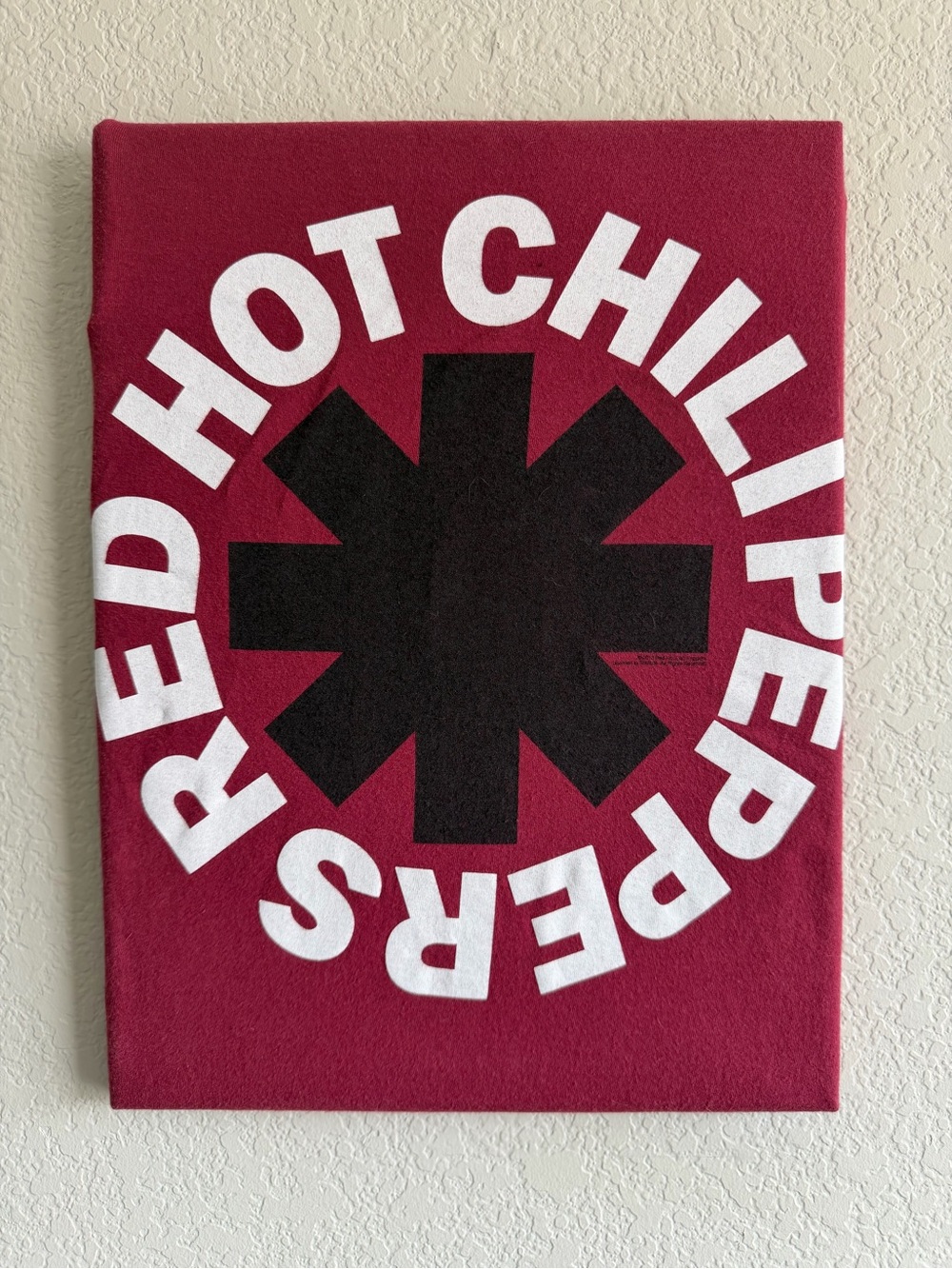 Red Hot Chili Peppers Logo Wall Art Canvas